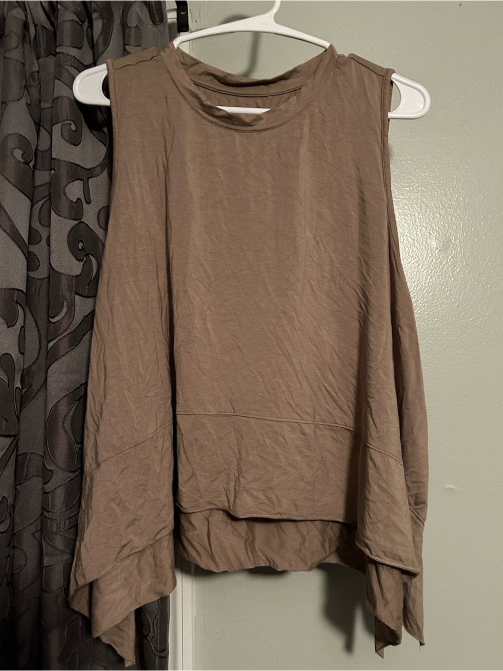 Sleeveless Taupe Women’s Tank Top